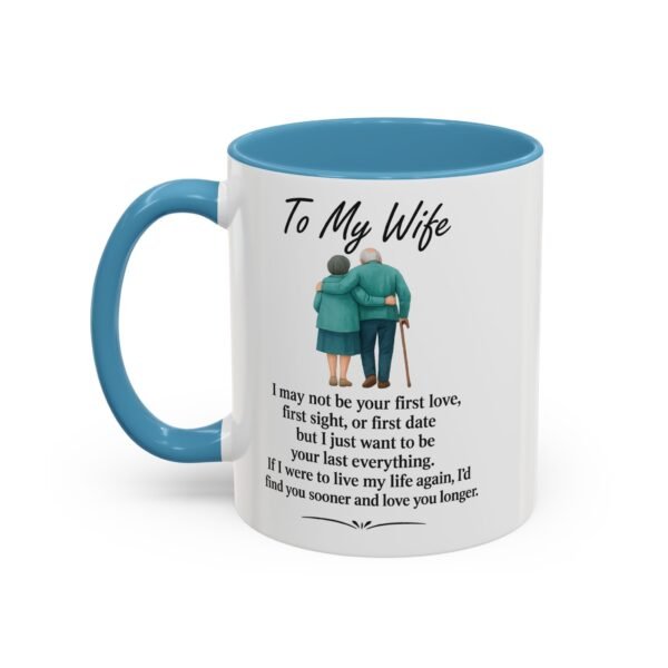 Romantic Accent Coffee Mug for Couples - "To My Wife" Gift - Image 23