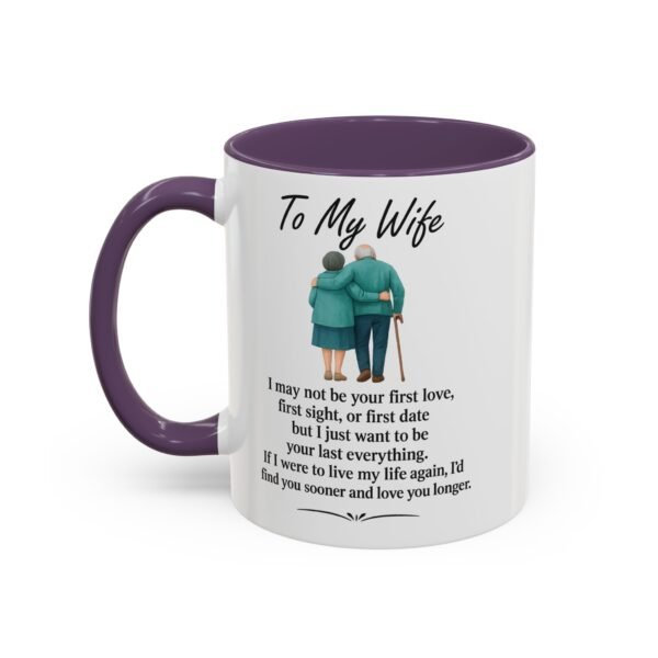 Romantic Accent Coffee Mug for Couples - "To My Wife" Gift - Image 31