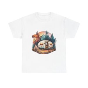 Vintage Camper Graphic Unisex Heavy Cotton Tee