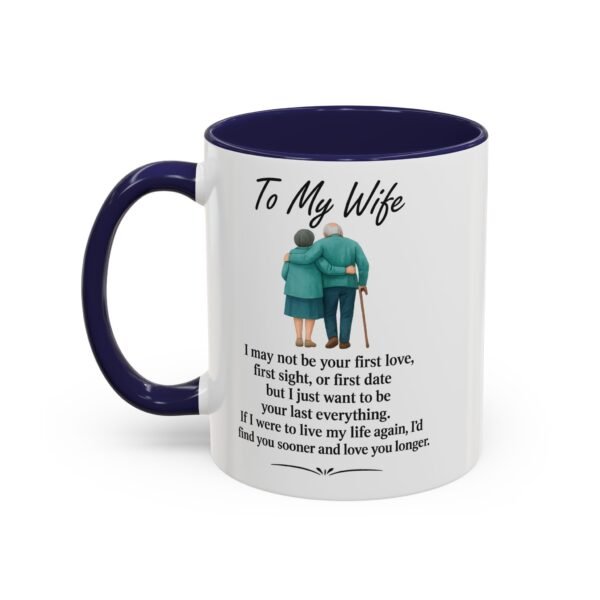 Romantic Accent Coffee Mug for Couples - "To My Wife" Gift - Image 5