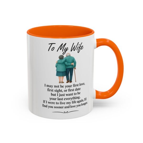 Romantic Accent Coffee Mug for Couples - "To My Wife" Gift - Image 28
