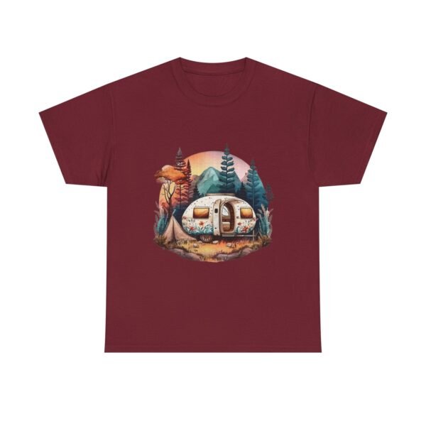 Vintage Camper Graphic Unisex Heavy Cotton Tee - Image 33