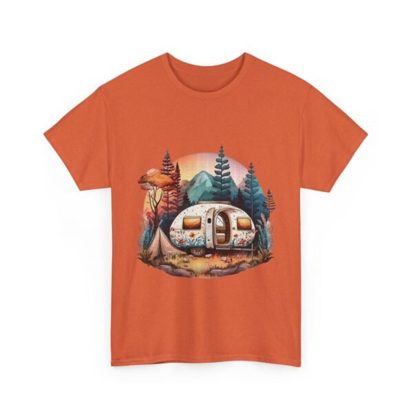 Vintage Camper Graphic Unisex Heavy Cotton Tee - Image 19