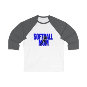 Softball Mom Baseball 3/4 Sleeve