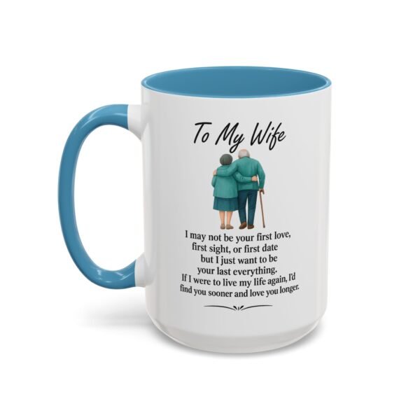 Romantic Accent Coffee Mug for Couples - "To My Wife" Gift - Image 26