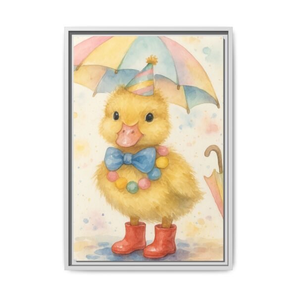 Whimsical Duck Art Print - Framed Matte Canvas, Colorful Decor for Kids' Rooms - Image 21
