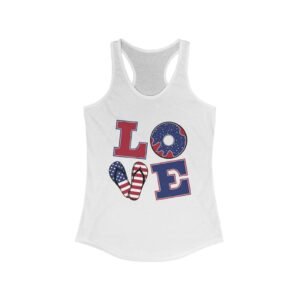 Women's Patriotic Racerback Tank