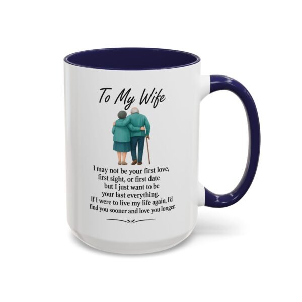 Romantic Accent Coffee Mug for Couples - "To My Wife" Gift - Image 16