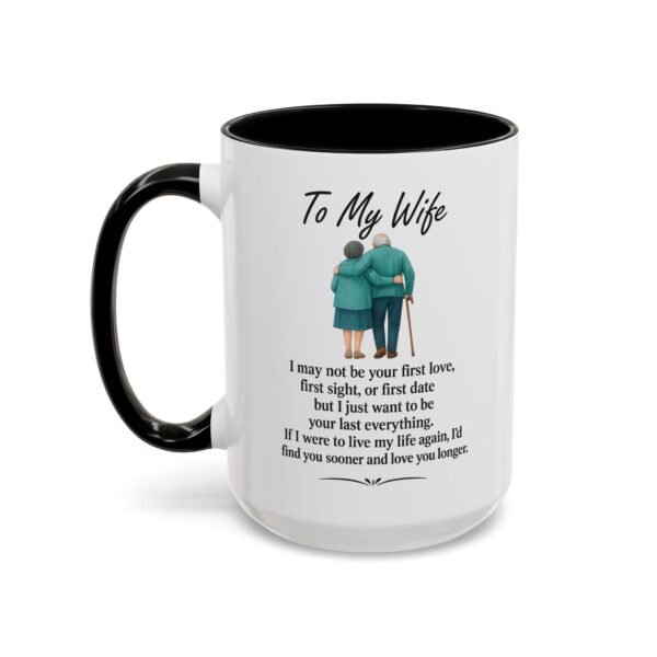 Romantic Accent Coffee Mug for Couples - "To My Wife" Gift - Image 13