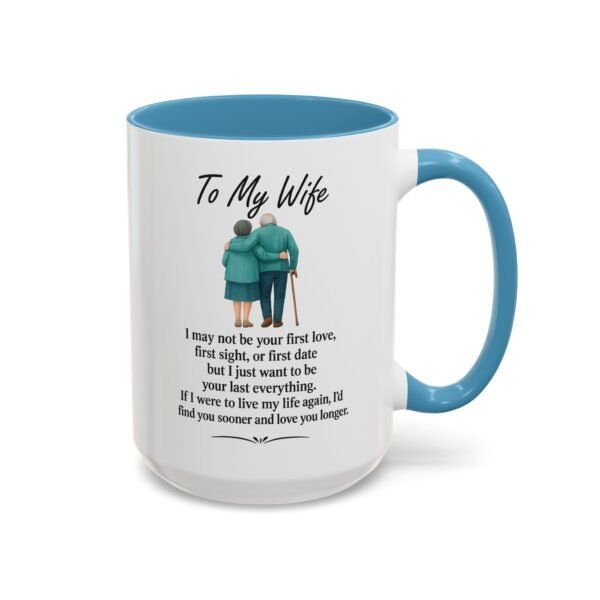 Romantic Accent Coffee Mug for Couples - "To My Wife" Gift - Image 25
