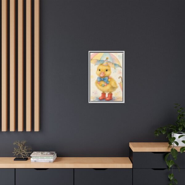 Whimsical Duck Art Print - Framed Matte Canvas, Colorful Decor for Kids' Rooms - Image 24