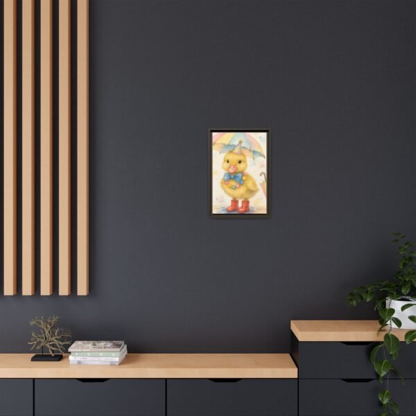 Whimsical Duck Art Print - Framed Matte Canvas, Colorful Decor for Kids' Rooms - Image 8