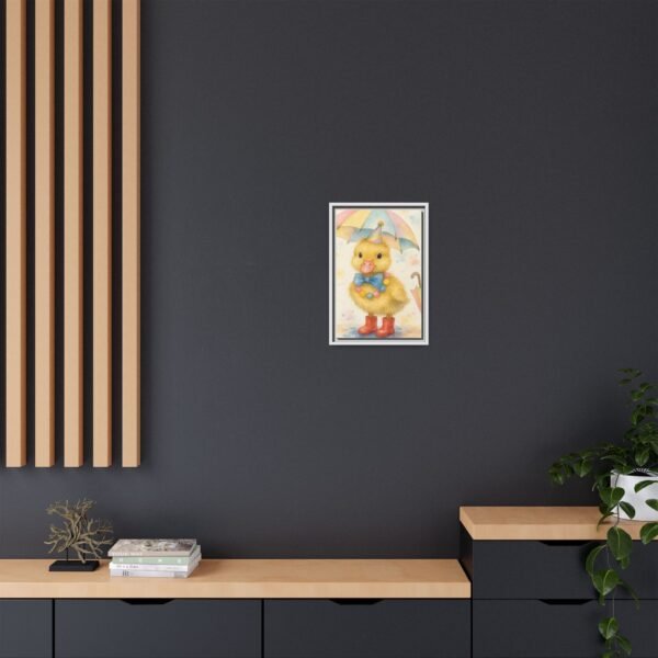 Whimsical Duck Art Print - Framed Matte Canvas, Colorful Decor for Kids' Rooms - Image 12