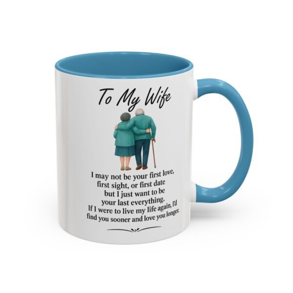 Romantic Accent Coffee Mug for Couples - "To My Wife" Gift - Image 22