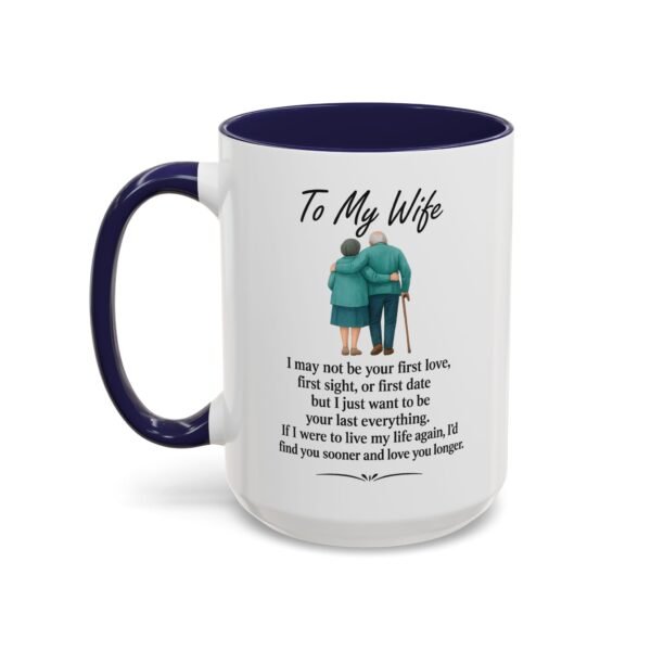 Romantic Accent Coffee Mug for Couples - "To My Wife" Gift - Image 17