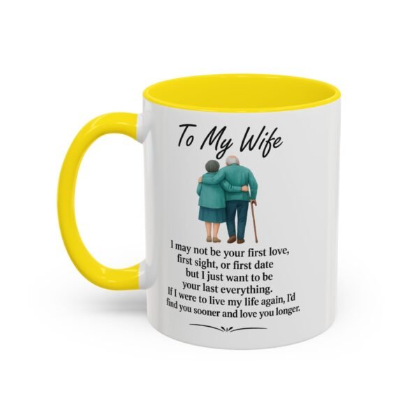 Romantic Accent Coffee Mug for Couples - "To My Wife" Gift - Image 34