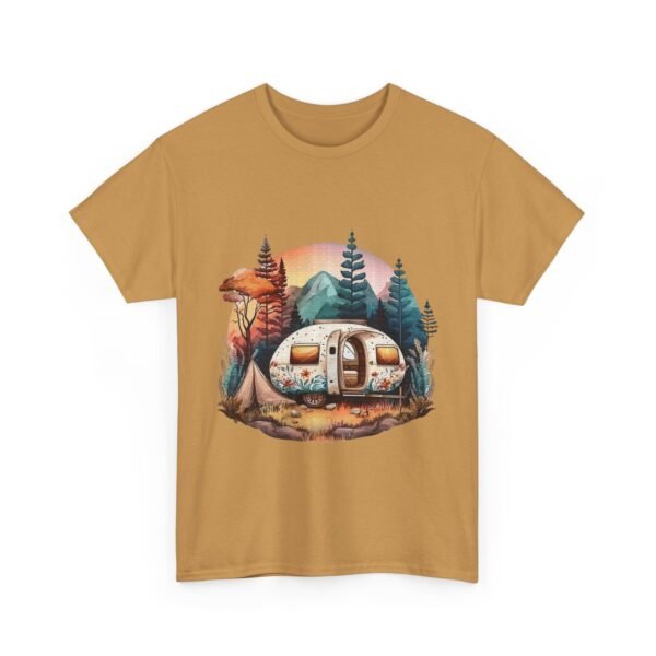 Vintage Camper Graphic Unisex Heavy Cotton Tee - Image 15