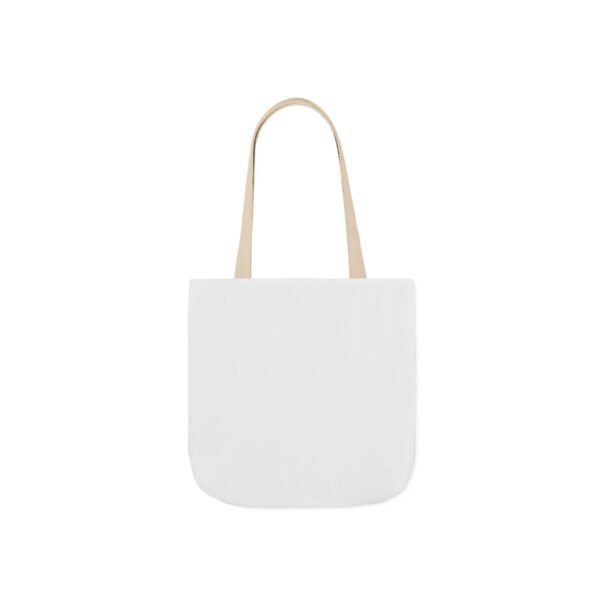 Camping Life Canvas Tote Bag with 5-Color Straps - Perfect for Adventure Lovers! - Image 3