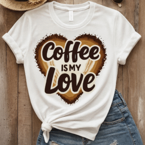 Coffee Is My Love Unisex Jersey Tee