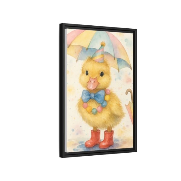 Whimsical Duck Art Print - Framed Matte Canvas, Colorful Decor for Kids' Rooms - Image 14