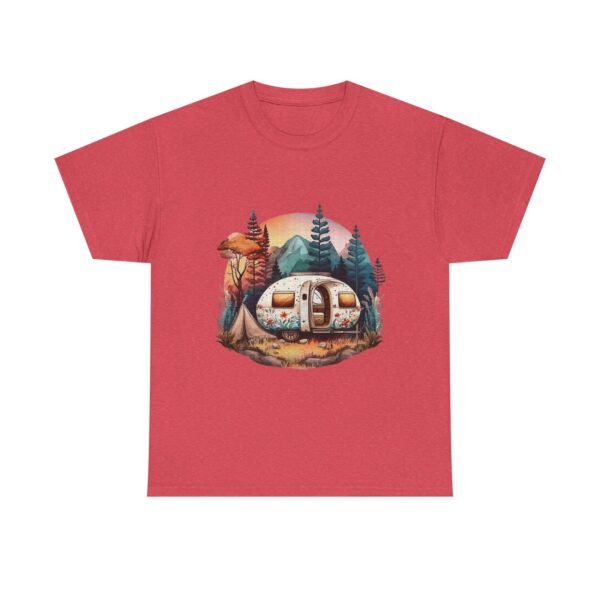 Vintage Camper Graphic Unisex Heavy Cotton Tee - Image 29