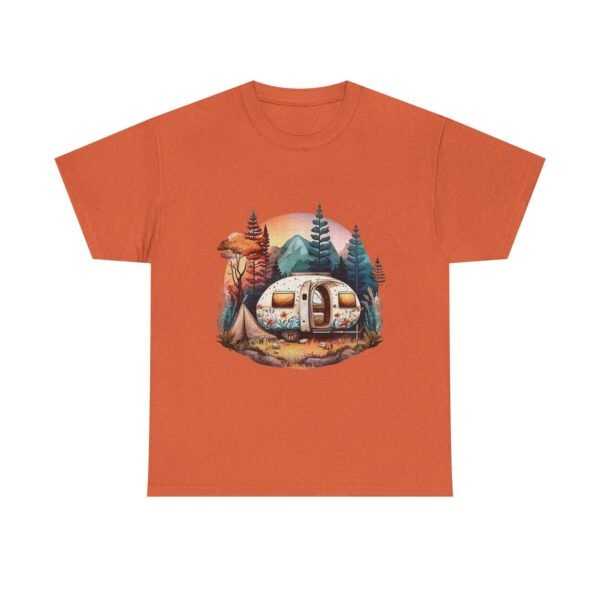 Vintage Camper Graphic Unisex Heavy Cotton Tee - Image 17