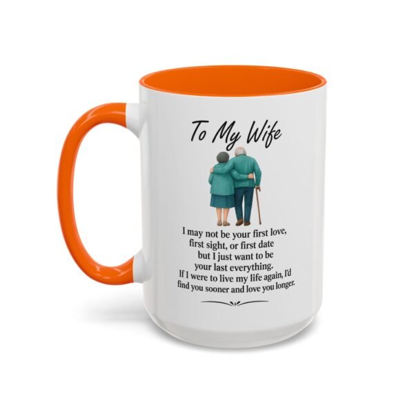 Romantic Accent Coffee Mug for Couples - "To My Wife" Gift - Image 37