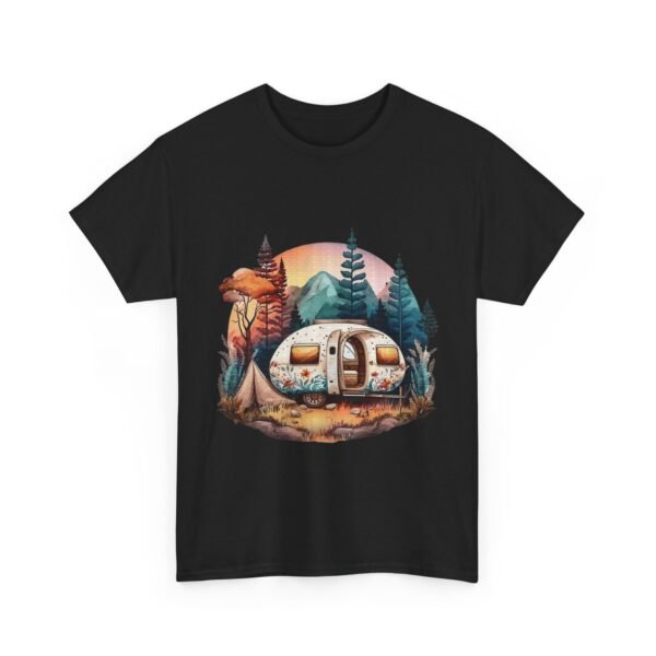 Vintage Camper Graphic Unisex Heavy Cotton Tee - Image 7