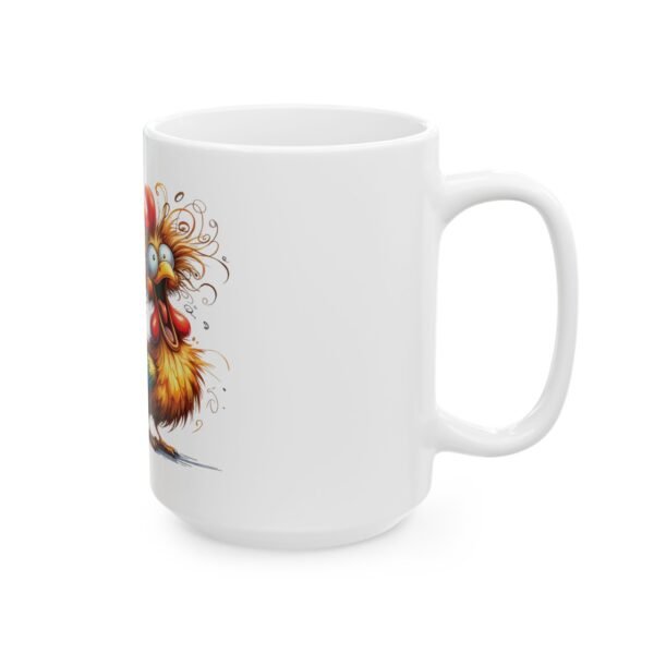 Colorful Rooster 'It's Fine, I'm Fine, Everything is Fine' Ceramic Mug - 11oz & 15oz - Image 9