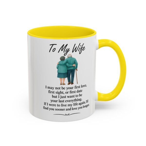 Romantic Accent Coffee Mug for Couples - "To My Wife" Gift - Image 33