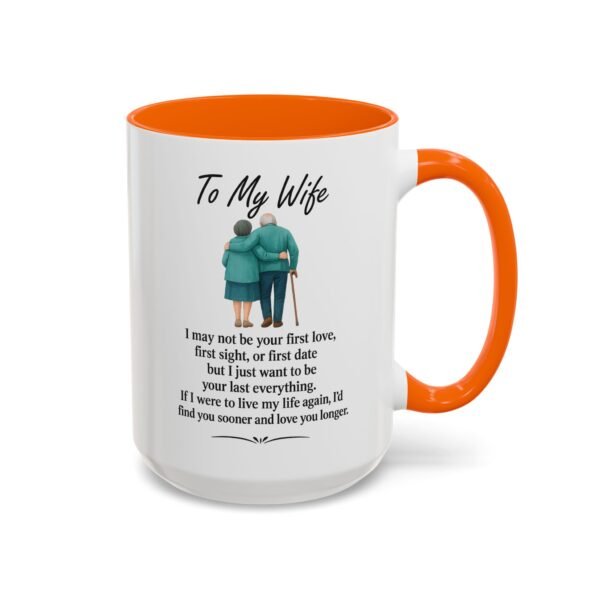 Romantic Accent Coffee Mug for Couples - "To My Wife" Gift - Image 36