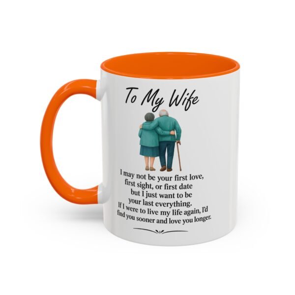 Romantic Accent Coffee Mug for Couples - "To My Wife" Gift - Image 29