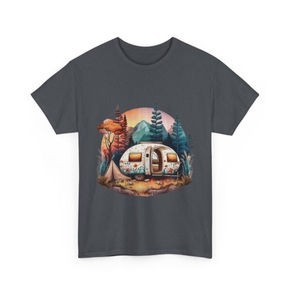 Vintage Camper Graphic Unisex Heavy Cotton Tee - Image 23