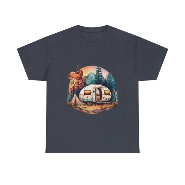 Vintage Camper Graphic Unisex Heavy Cotton Tee - Image 25
