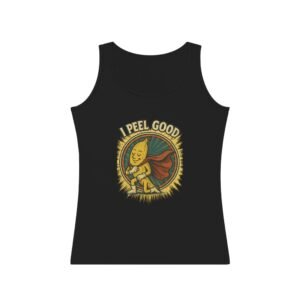 Women's Humor Tank Top - "I Peel Good" - Fun & Playful Summer Wear