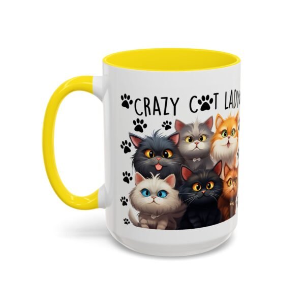 Crazy Cat Lady Coffee Mug - Fun Cat Design - Perfect Gift for Cat Lovers - Image 63
