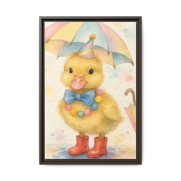 Whimsical Duck Art Print - Framed Matte Canvas, Colorful Decor for Kids' Rooms - Image 17