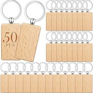 Wooden Keychain Blanks