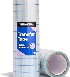 12" x 100' Roll of Clear Transfer Tape for Vinyl